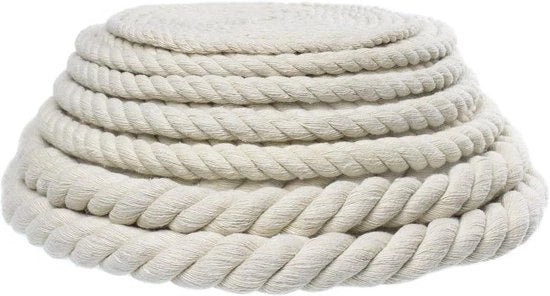 Tessuto di cotone naturale per artigianato e progetti DIY - manufatto a mano (5/8 pollici x 25 piedi)