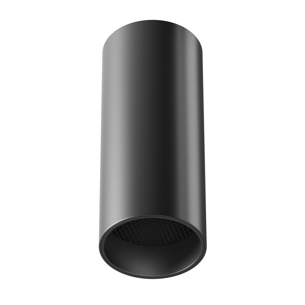 Plafoniera Maytoni Focus LED 12W 4000K nera alluminio