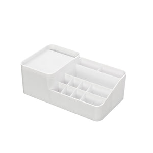 ORGANIZER PORTAOGGETTI COSMETICI PLASTICA BIANCO 12 SCOMPARTI 22,5x13x8cm SMACK FERIDRAS 701007