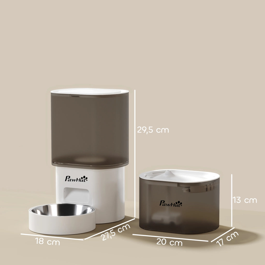 Dispensatore Cibo per Gatti e Cani 3L App ¨C zephmum ¨C LED