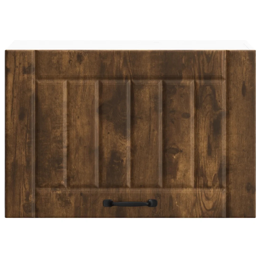 vidaXL Pensile da Cucina Lucca Rovere Fumo in Legno Multistrato