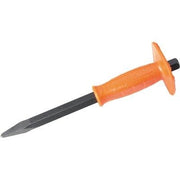 SCALPELLO MURATORE A PUNTA + SALVAMANO 2550 WOKIN - ACCIAIO FORGIATO MM 250X16X4 255010- 3 pezzi