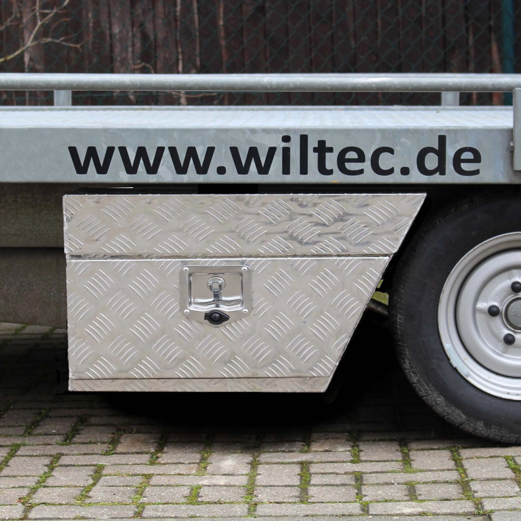 Cassetta porta attrezzi camion lato destro, alluminio 75x25x40cm max 60 l Gavone sottoscocca