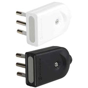 SPINA MOBILE ORIENTABILE 10A 2P+T - Bianco - ELECTRALINE