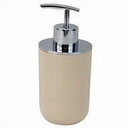Trade Shop - Dispenser Porta Sapone Liquido Beige Silver Per Ricambio Accessori Bagno 79880 -