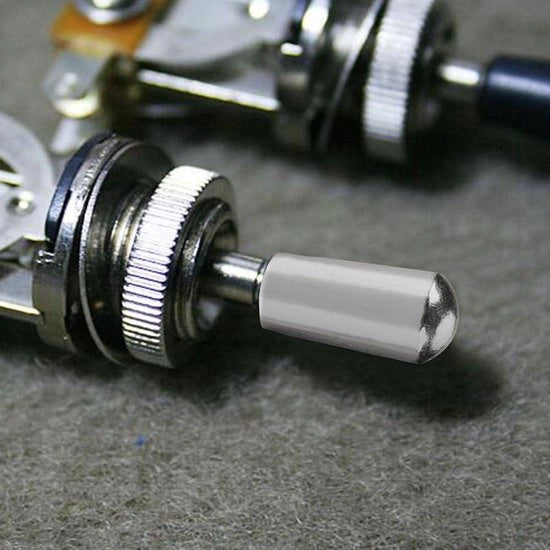 Schakelastra 3 viei per chitarra elettrica con contatto in rame, 3 vie, con capo in argento (35 mm)