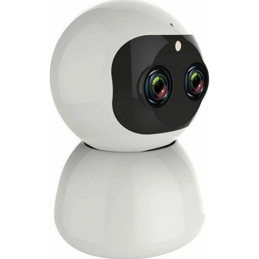 Trade Shop - Telecamera Di Sorveglianza Intelligente Ip Wifi 2k Hd 8 Led A Infrarossi Q-s2099 -