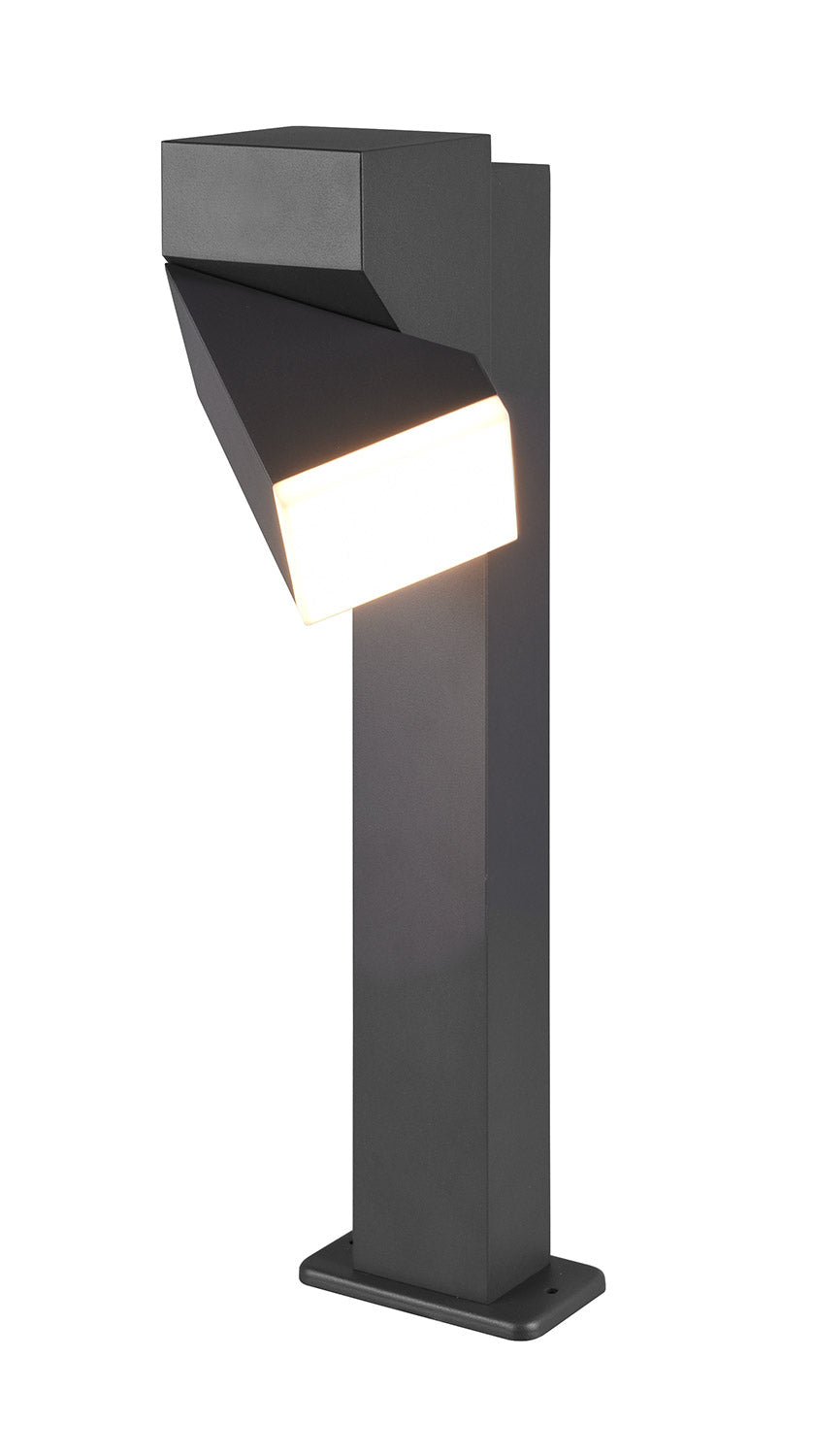Lampada Palo da Esterno a LED SMD in Allumnio Pressofuso Antracite