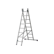 Scala Alluminio Step Up Duplici 2X8Gradini Mt.3,51