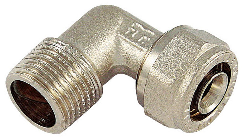 raccordo per tubo multistrato curvo maschio mis. 16x3/4 cod:ferx.vit36202