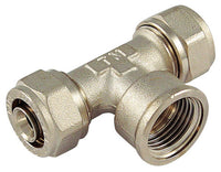 raccordo per tubo multistrato a t        femmina mis. 16x1/2x16 cod:ferx.vit28984