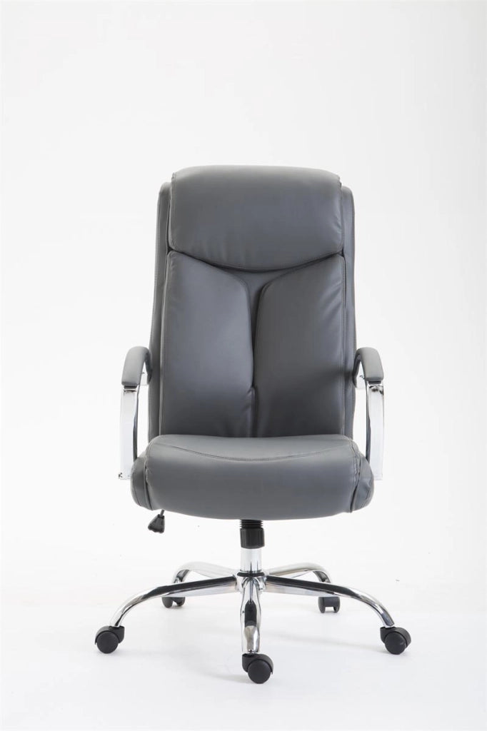 Sedia ufficio VAUD XL in similpelle grigio