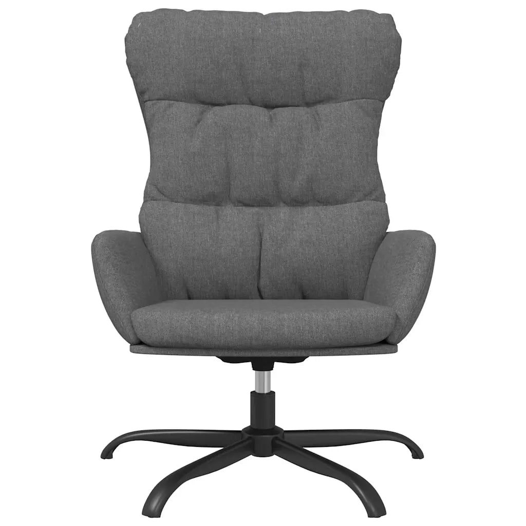 Divano Sedia-Poltrona Relax Grigio Chiaro in Tessuto 552539