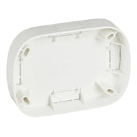 Oval base 3 moduli per canaletta bianca