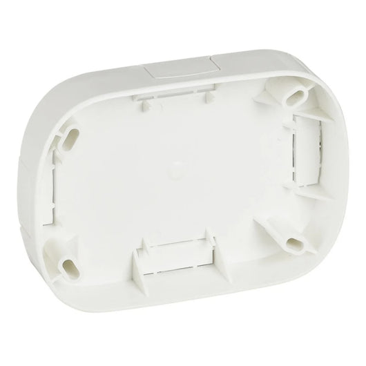 Oval base 3 moduli per canaletta bianca