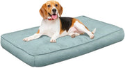Letto per cani, Letto ortopedico per cani grandi e medi, Cuscino per cani rimovibile e lavabile, Materasso per cani 70x55 cm, Materasso per cani con fondo antiscivolo, Verde