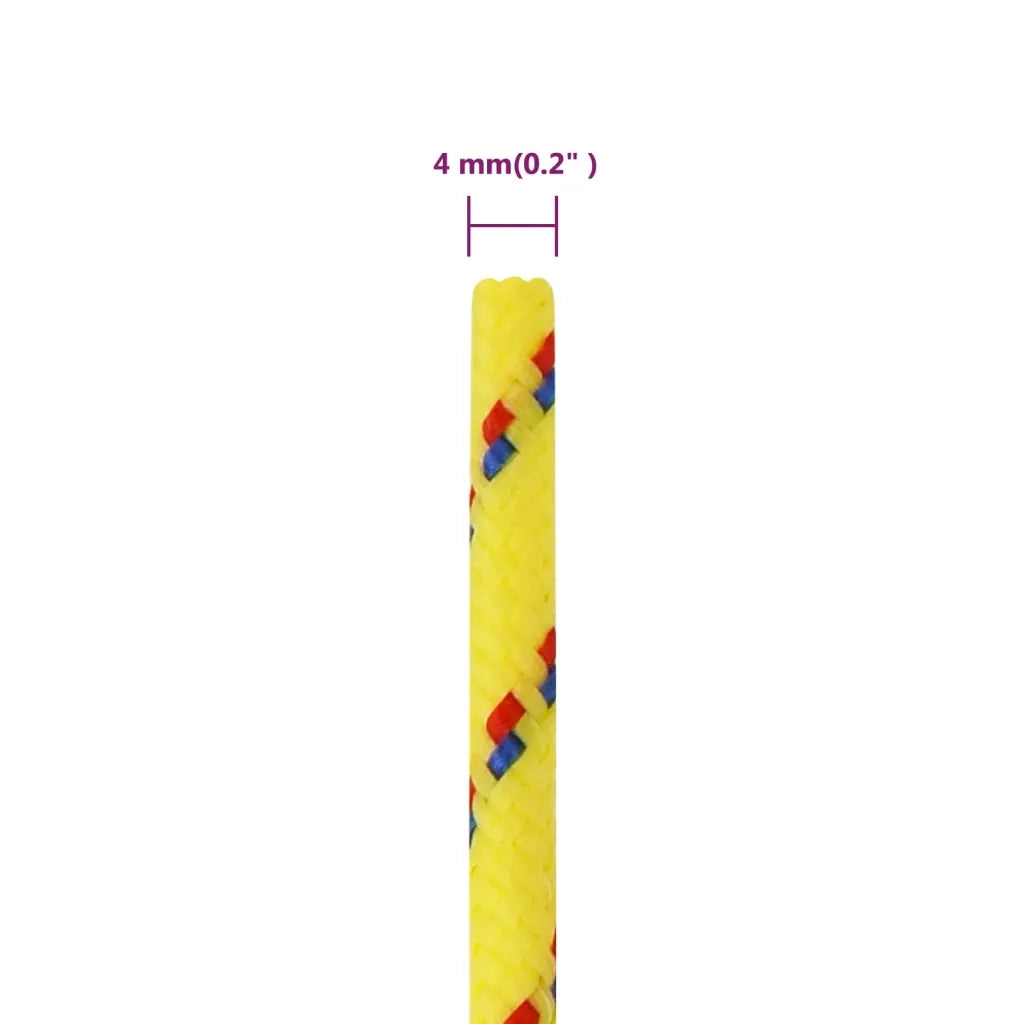 Corda per barca Gialla 4 mm 250 m in Polipropilene 152595