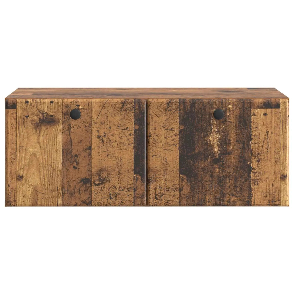 Mobile Porta TV da Muro 78,5 x 41 x 30 cm Legno antico 899203