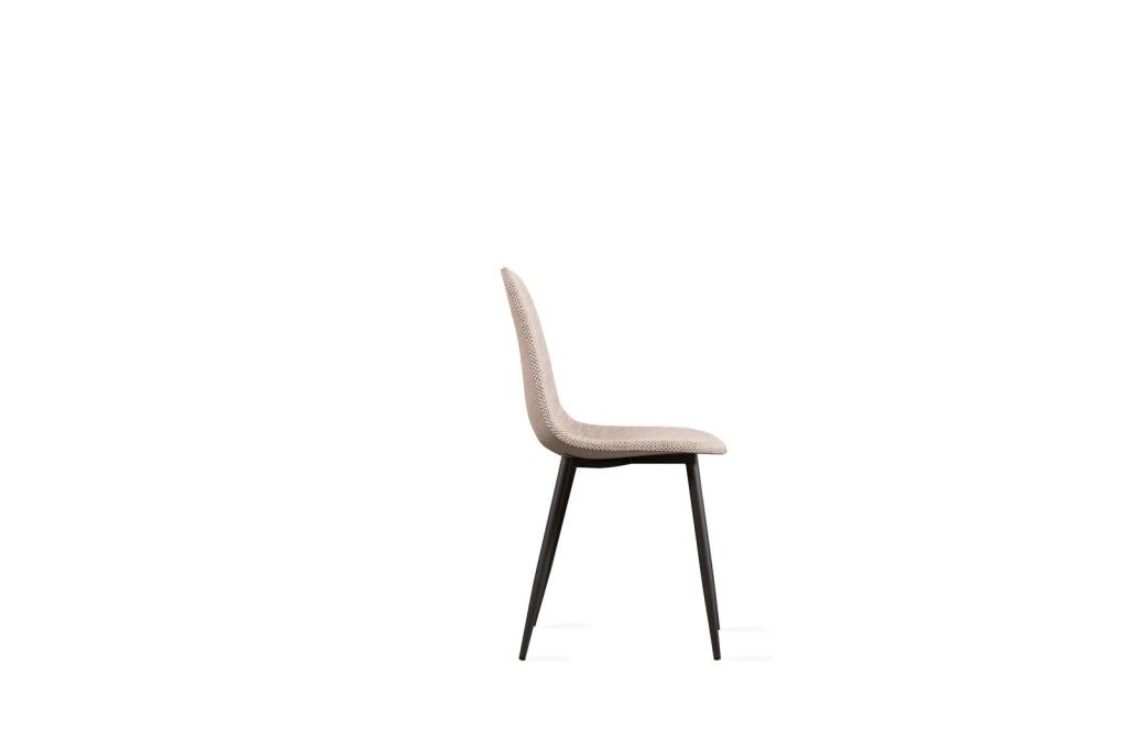 4x Sedia in similrattan con seduta beige 438x86,5h cm