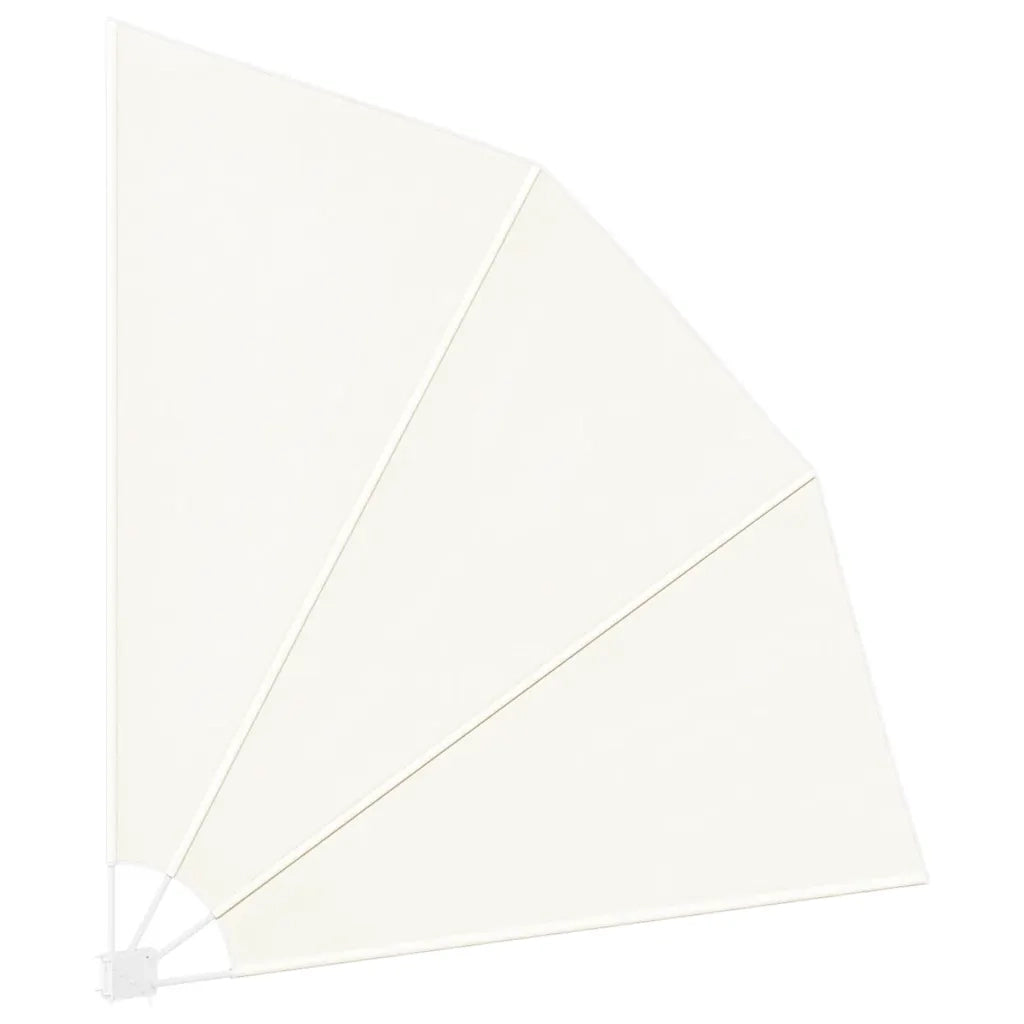 Tenda Laterale per Balcone Pieghevole Crema 210x210 cm 41576