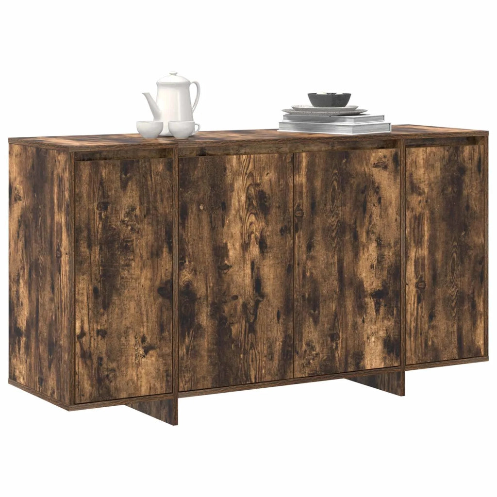 Credenza Rovere fumé 135 x 41 x 75 cm Legno multistrato 3333890