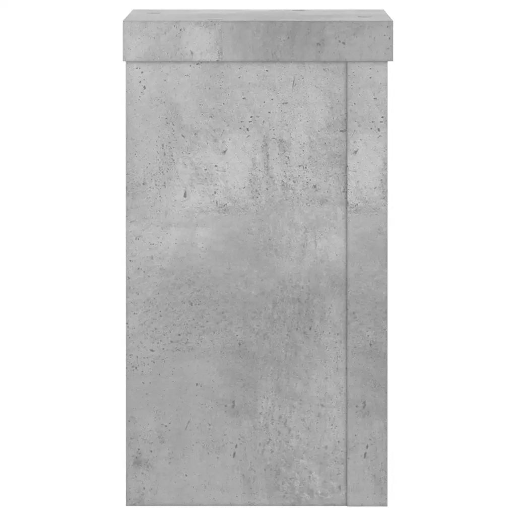 Supporti per piante | Sostegno per piante 2 pz Grigio 10x10x18 cm Legno Multistrato