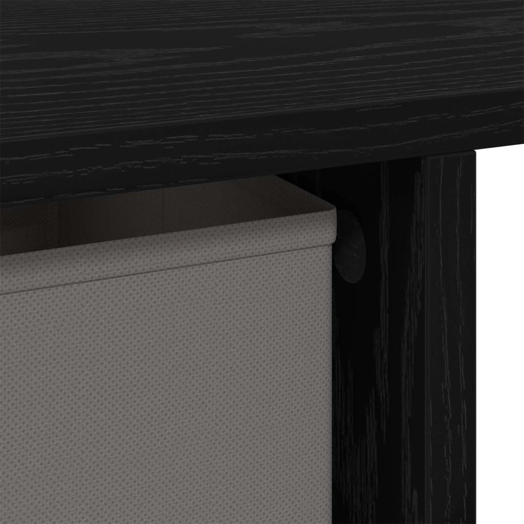 Scrivania Rovere Nero 100 x 40 x 75 cm Legno multistrato 8000453