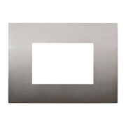 Placca Plastica Serie Venus 3P Colore Bronzo Compatibile Con Vimar Arke