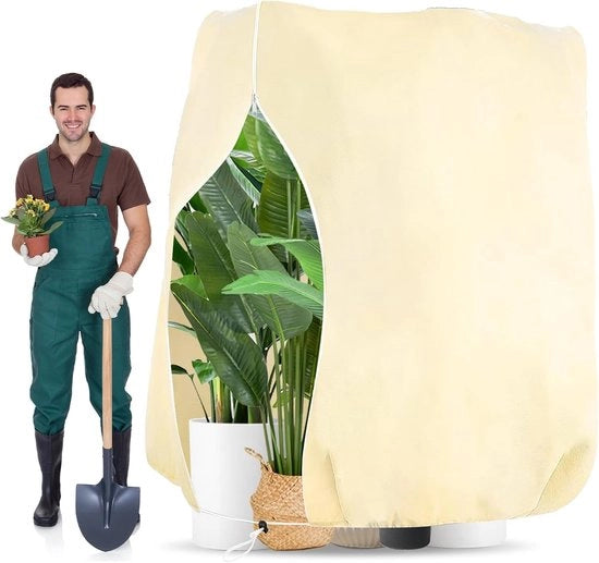 Tendeo per piante - 180 x 120 cm - tendeo per piante resistenti al gelo - tendeo per piante con fissaggio - tendeo per piante riutilizzabile - tendeo per piante con cerniera - protezione invernale per piante - protezione dal gelo per palme - 1 pezzo