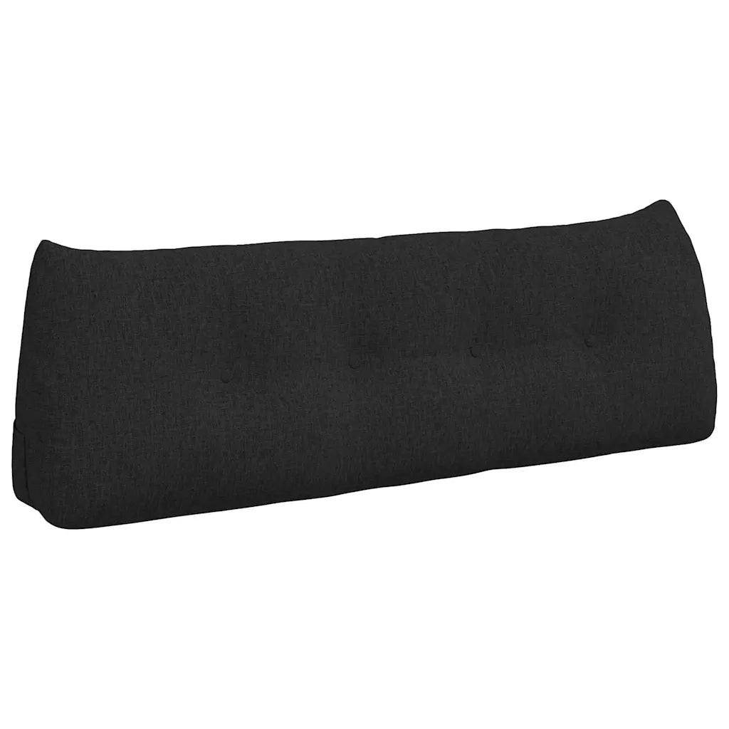 Cuscino per Schiena Nero 140 x 24 x 50 cm Tessuto 42014501