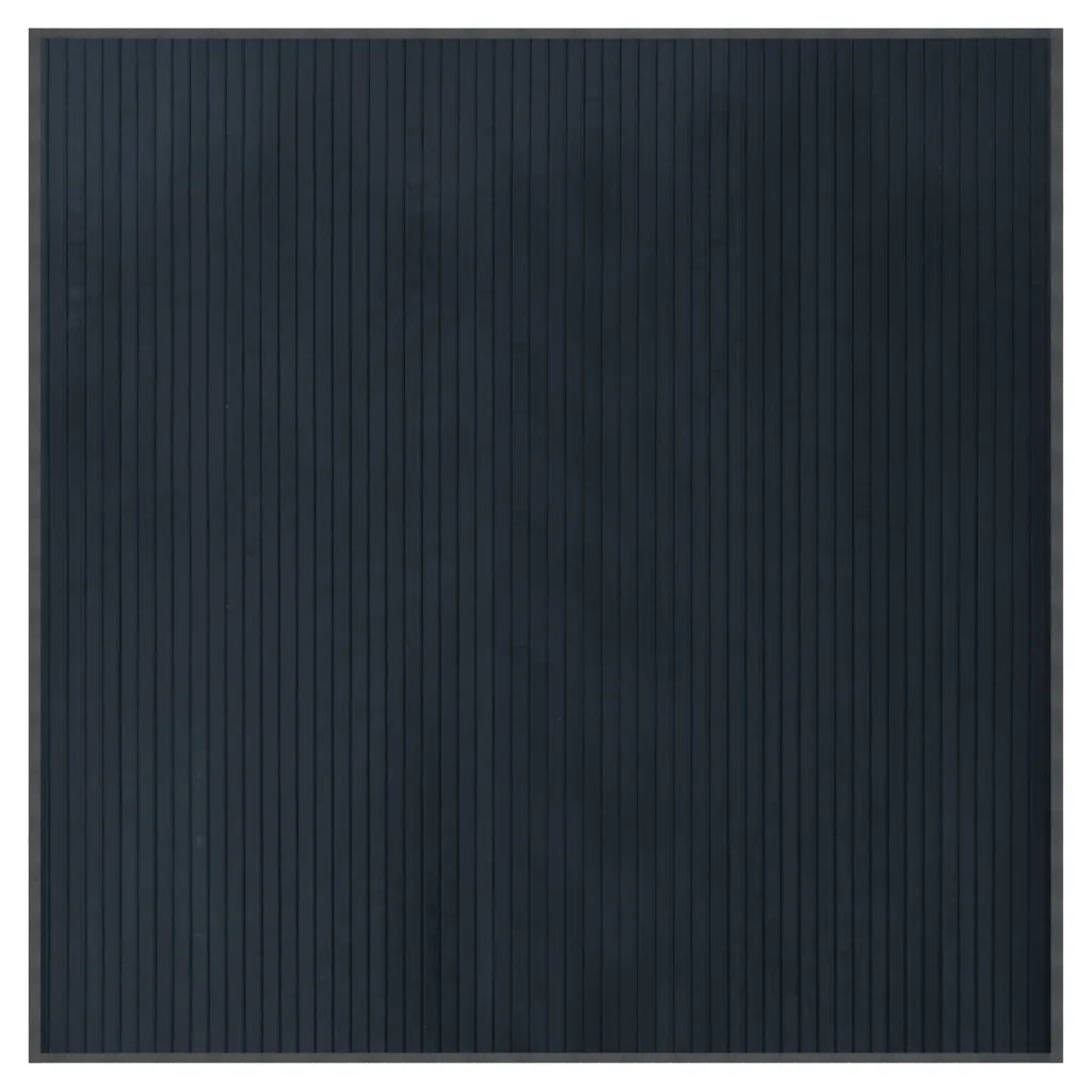 Tappeto Quadrato Grigio 100x100 cm in BambÃ¹