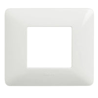 Placca Matix 2 moduli colore bianco
