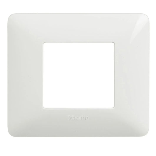 Placca Matix 2 moduli colore bianco