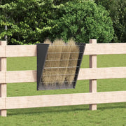 Mangiatore Appeso per Fieno Nero 61 x 33 x 66 cm 874633
