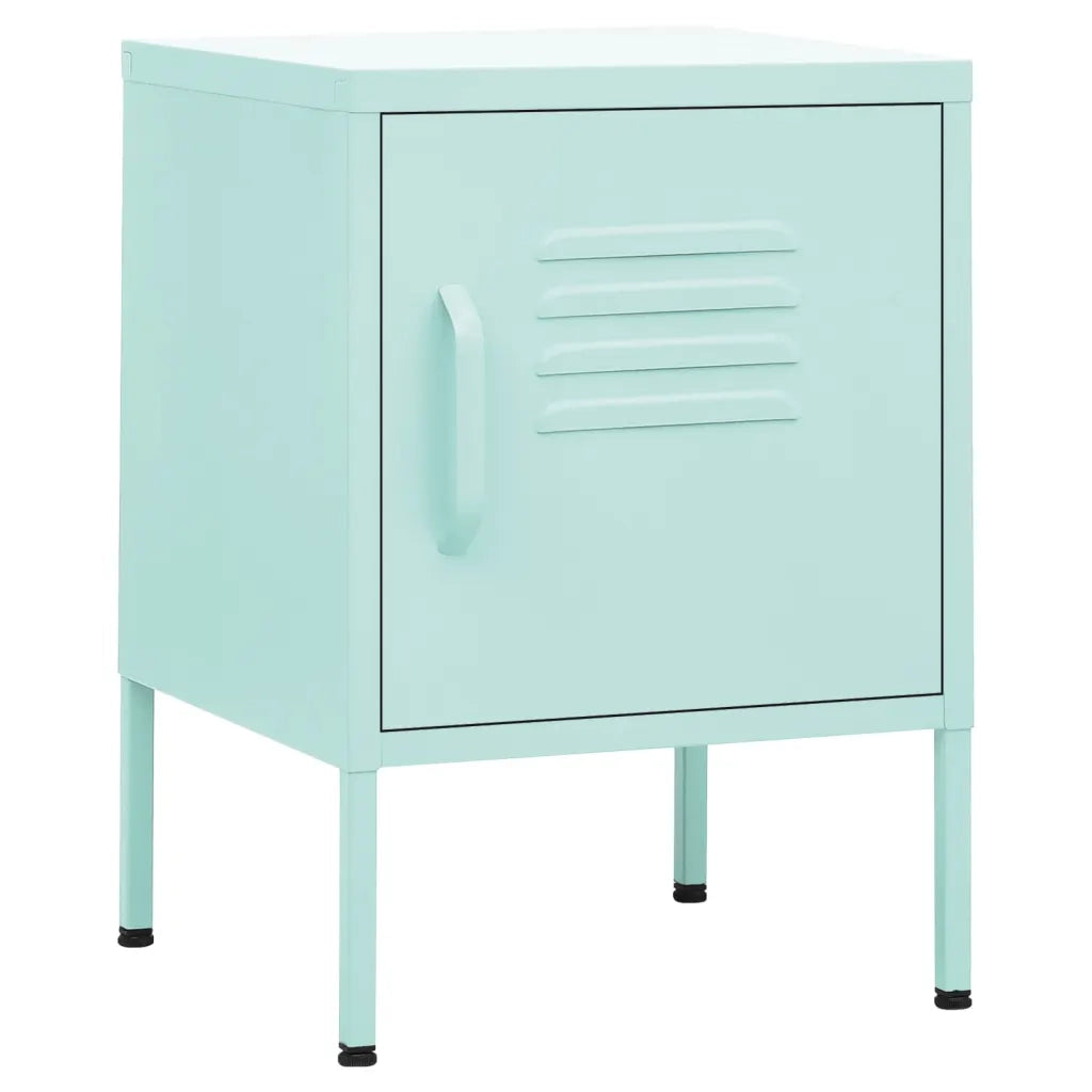 Comodino Menta 35x35x51 cm in Acciaio 336212