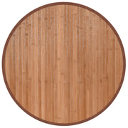 Tappeto del soggiorno | Tappeto Rotondo Naturale 60 cm in Bamb¨´