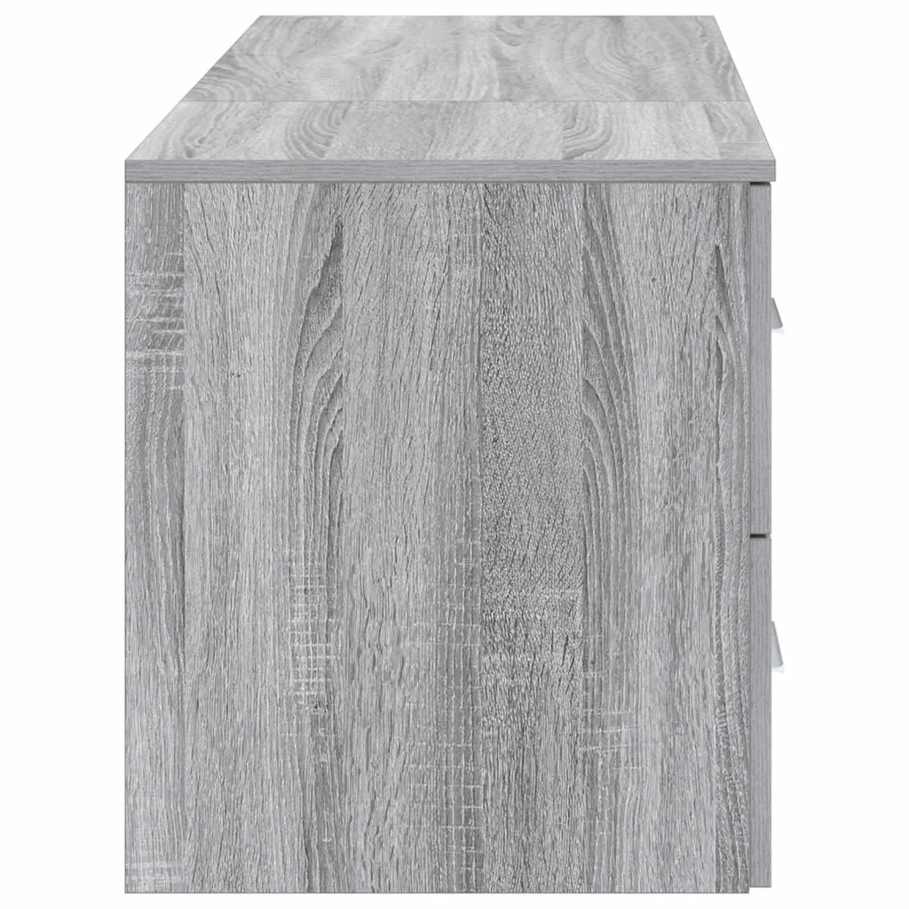 Set di mobili per il bagno 2 pz Sonoma grigio 3404021