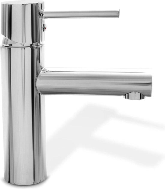 Wastafier Chromo Basso - Rubinetto a Piastra - Acciaio Inox