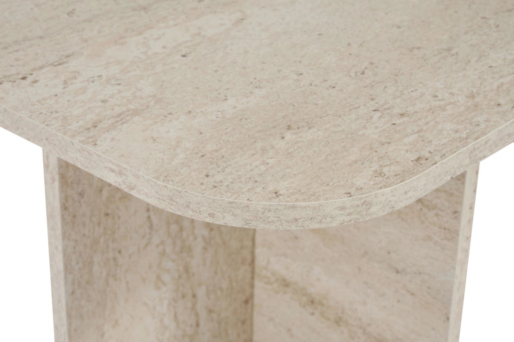 Tavolino in legno "Akira" 120 x 60 x 41 cm - Travertino