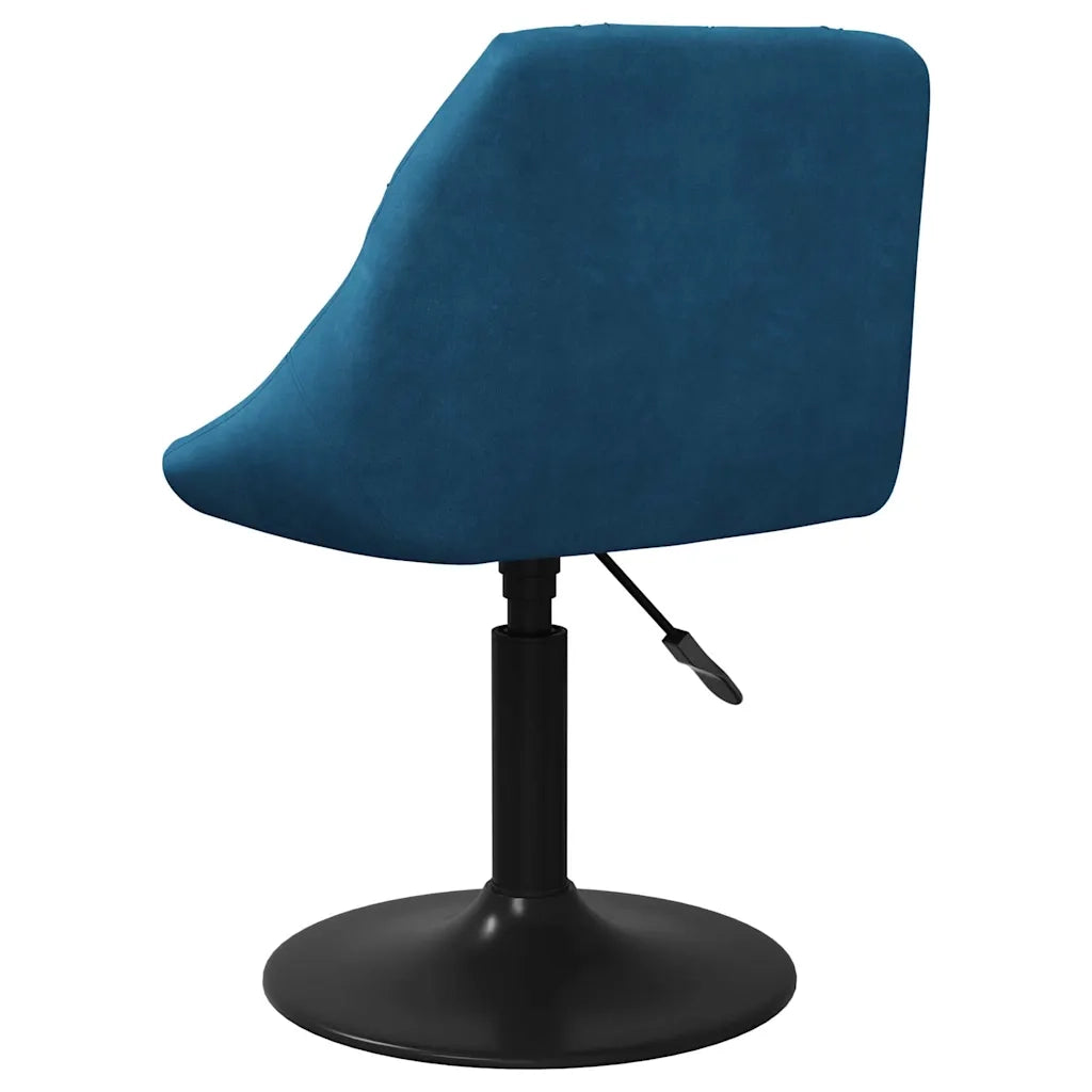 Sedia da Pranzo Blu in Velluto 3088817