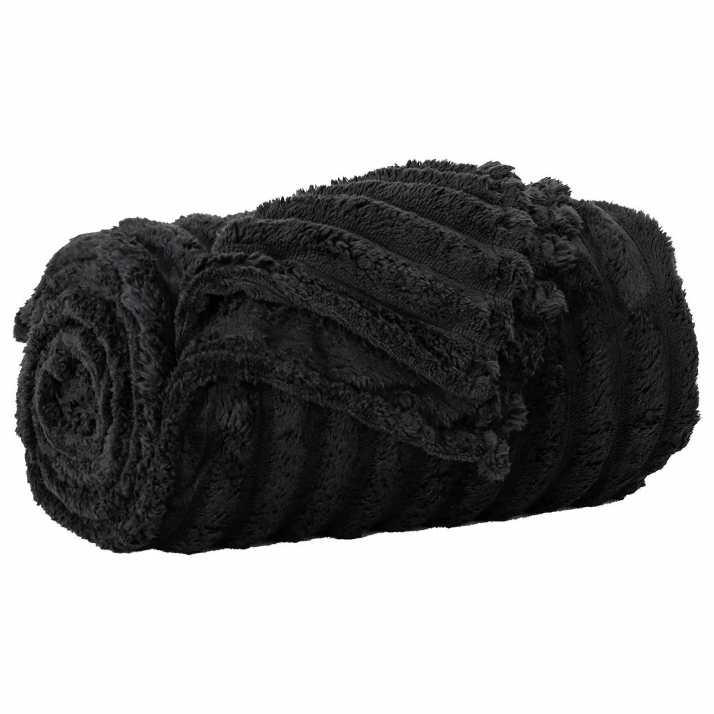 Coperta Nero 200 x 150 cm Panno 42016842