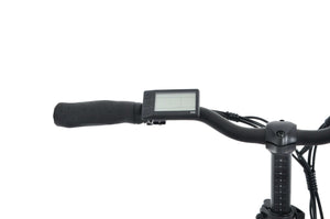 Fat pieghevole 20" alluminio forcella ammortizzata  12.5 ah LCD Bianca