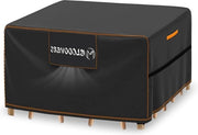 Copertura impermeabile per mobili da giardino - Tessuto Oxford - Resistente all'inverno - Nero - Clip resistente al vento