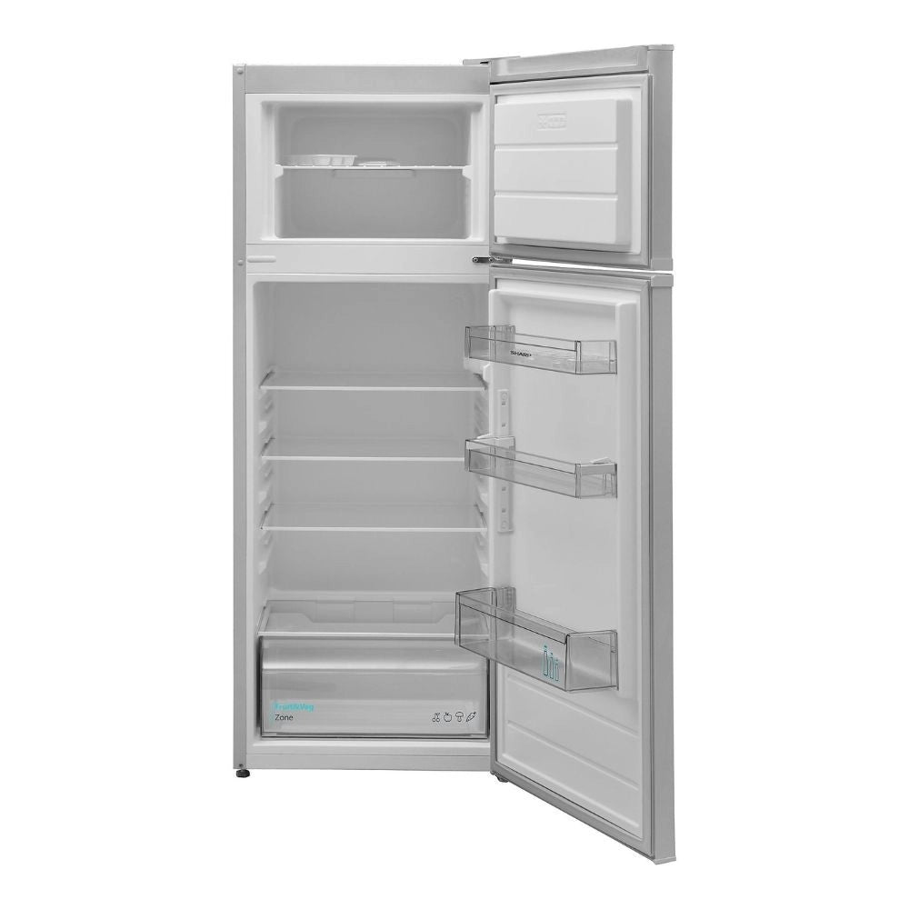 Frigorifero doppia porta Sharp SJFTB01ITXSE 213 L statico in silver classe E