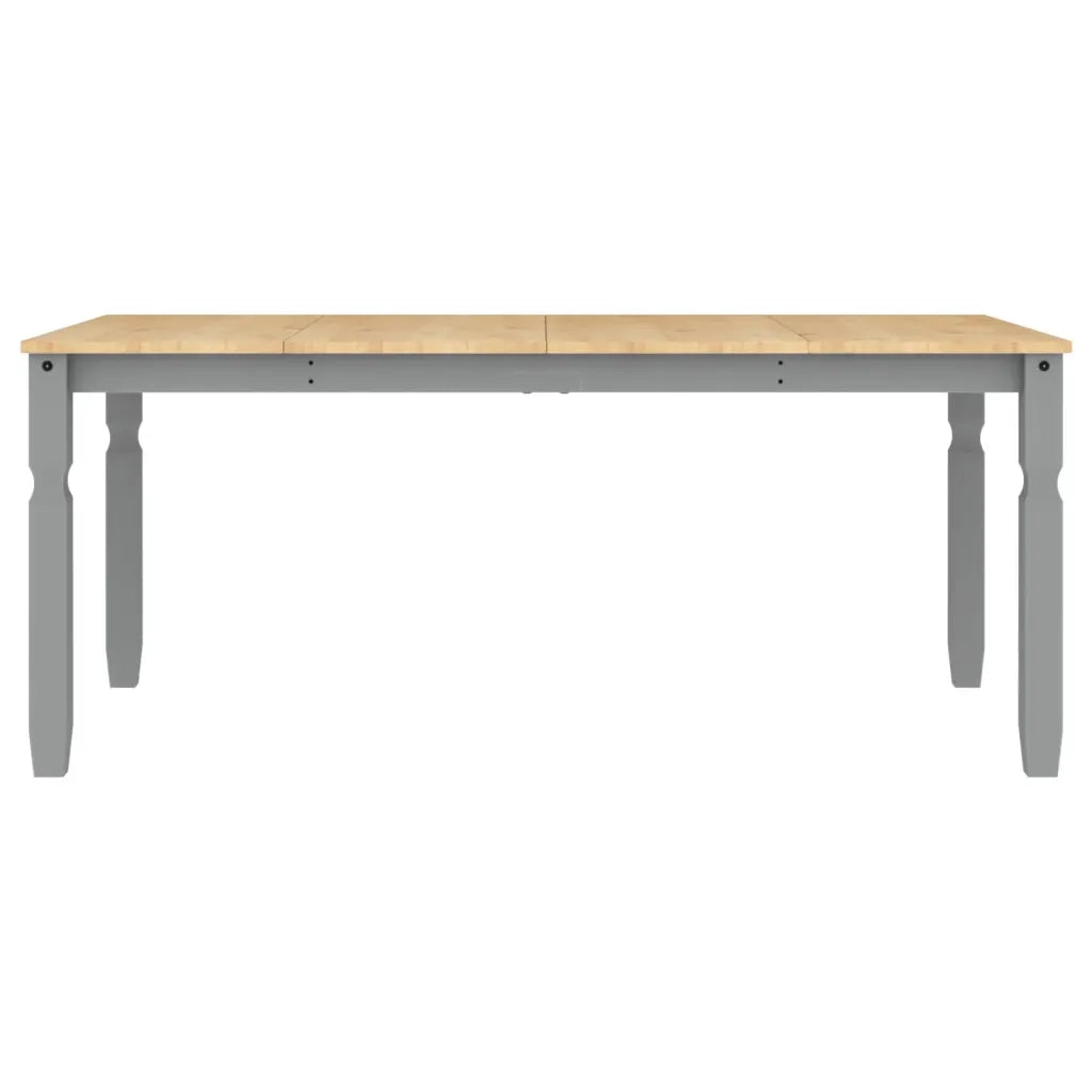 Tavolo da Pranzo Corona 180x90x75 cm in Legno Massello di Pino