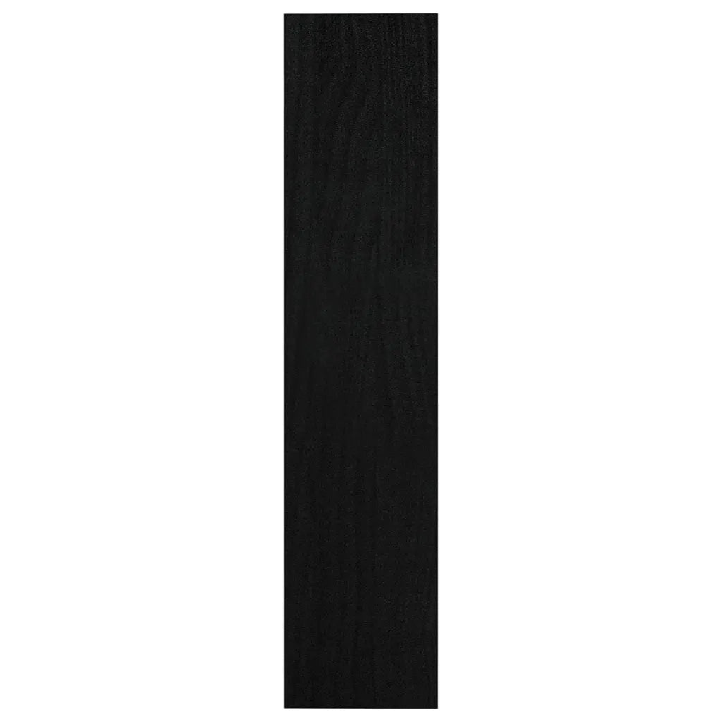 Libreria/Divisorio Nero 100x30x135,5 cm in Legno di Pino 808222