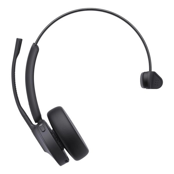 Yealink wh64 mono teams auricolare wireless a padiglione ufficio usb tipo-c bluetooth nero - WH64-MONO-TEAMS