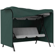 Cuscino per Dondolo da Giardino ¨C zephmum ¨C Verde 205x124x164 cm