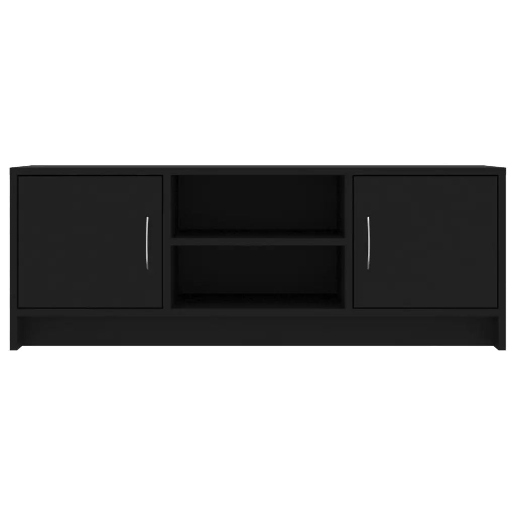 Mobile Porta TV Nero 102x30x37,5 cm in Legno Multistrato 823254
