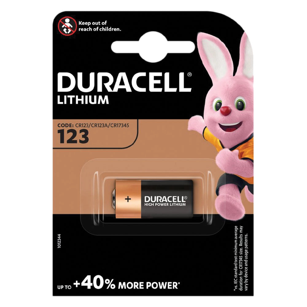 PILA PER FOTOCAMERA DIGITALE 'CR123' Pz 1- 3 V- 10 blister  - DURACELL
